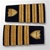 USCG Male Enhanced Shoulder Marks:  O-6 Captain (CAPT)