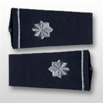 USAF Male Large Officer Epaulets:  O-5 Lieutenant Colonel (Lt Col)