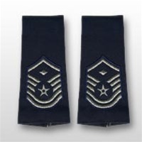 USAF Male Large Epaulets - Enlisted: E-7 Master Sergeant (MSgt) with Diamond