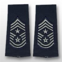 USAF Male Large Epaulets - Enlisted: E-9 Command Chief Master Sergeant (CCM)