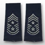 USAF Female Small Epaulets - Enlisted: E-9 Command Chief Master Sergeant (CCM)
