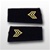US Army Large Epaulets: E-5 Sergeant (SGT) - Male - For Commando Sweater Or Shirt - Rayon Embroidered