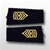 US Army Large Epaulets: E-9 Sergeant Major (SGM) - Male - For Commando Sweater Or Shirt - Rayon Embroidered