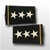 US Army Small Epaulets:  O-9 Lieutenant General (LTG) - Female - For Commando Sweater Or Shirt - Rayon Embroidered