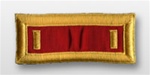 US Army Male Shoulder Straps: ARTILLERY (also Field Artillery) - 2nd. Lieutenant - Nylon