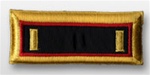 US Army Male Shoulder Straps: ADJUTANT GENERAL - 2nd. Lieutenant - Nylon