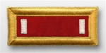 US Army Male Shoulder Straps: ARTILLERY (also Field Artillery) - 1st. Lieutenant - Nylon