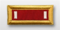 US Army Female Shoulder Straps: ARTILLERY - 1st. Lieutenant - Nylon