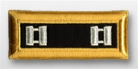 US Army Female Shoulder Straps: CHAPLAIN - Captain - Nylon