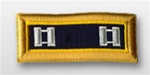 US Army Female Shoulder Straps: CHEMICAL - Captain - Nylon