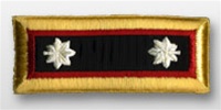 US Army Female Shoulder Straps: ADJUTANT GENERAL - Lt. Colonel - Nylon