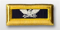 US Army Female Shoulder Straps: CHEMICAL - Colonel - Nylon
