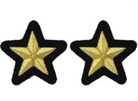 US Navy Staff Officer Sleeve Device:  Line Stars - Fine Thread - Hand Embroidered