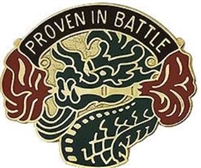 US Army Unit Crest: 89th Military Police Brigade  - Motto:  PROVEN IN BATTLE