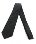 US Navy Neckwear: Four-in-Hand Tie - Black Dacron/Wool