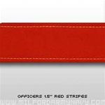 USMC Trouser Stripes: 1 1/2" Red Officer Trouser Stripes