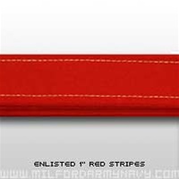 USMC Trouser Stripes: 1 1/8" Red Enlisted Trouser Stripes
