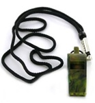 OD Plastic Whistle with Cord