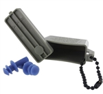 US Army Accessory: Ear Plugs - Large - includes ACU Case with Chain