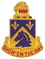 US Army Unit Crest 117th Cavalry MOTTO:-Show Em The Way