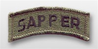 US Army Tab: Sapper - Subdued