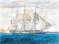 Ron Harrison Francis Enters the Mediterranean in 1808