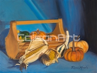 Rose Mavis Pumpkins and Gourds Still Life