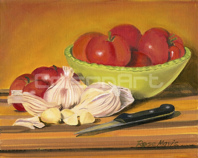 Rose Mavis Tomato Still Life