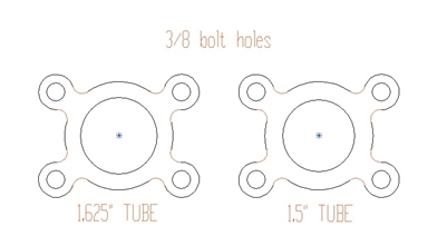 Cross Member Flange Kit