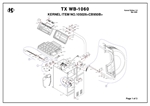 WB1060 Parts Breakdown List