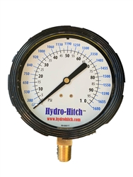 4" Glycerin Filled 0-100 PSI /0-1680 GPM Dual Read Gauge