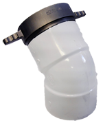 6" NH Female Dry Hydrant Adapter 45Â° Elbow