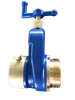 2 1/2" Brass Heavy Duty Fire Hydrant Gate Valve