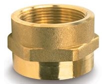 Rigid Hex Brass Adapter 1.5" F x 1.5" F