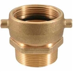 Swivel Brass Pin Lug Adapter 2.5" F x 1.5" M