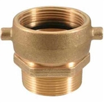 Swivel Brass Pin Lug Adapter 2.5" F x 2.5" M