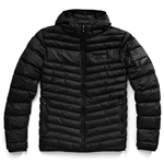 100% 2018 Delta 1 Puffer Hooded Full Zip Jacket - Black