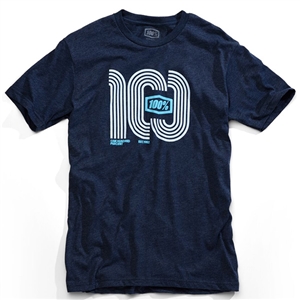 100% 2018 Hairpin Tee - Navy