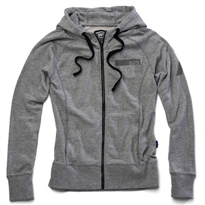 100% 2018 Journey Zip Hooded Sweatshirt - Gunmetal Heather