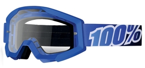 100% - Strata Clear Lens Goggle- Blue Lagoon