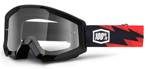 100% - Strata Clear Lens Goggle- Slash