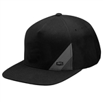 100% 2018 Waxed Snapback Hat - Black
