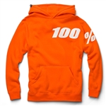 100% 2018 Youth Disrupt Hooded Pullover Sweatshirt - Orange