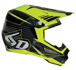 6D - ATR-1 Blade Helmet- Neon Yellow