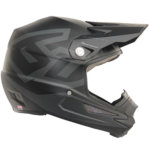 6D - ATR-1Y Macro Motocross Helmet (Youth)- Matte Black