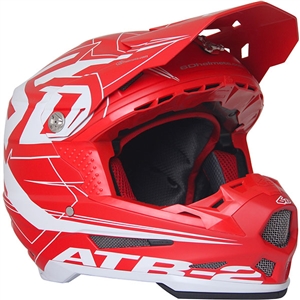 6D 2018 ATR-2 Aero Full Face Helmet - Red