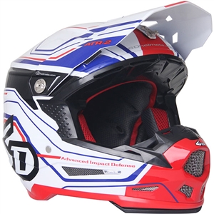 6D 2018 ATR-2 Circuit Full Face Helmet - White