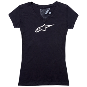 Alpinestars 2018 Womens Ageless V-Neck Tee - Black