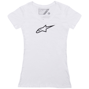 Alpinestars 2018 Womens Ageless V-Neck Tee - White