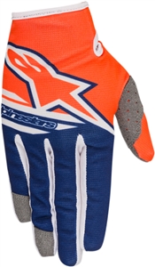 Alpinestars 2018 Radar Flight Gloves - Orange/Blue/White